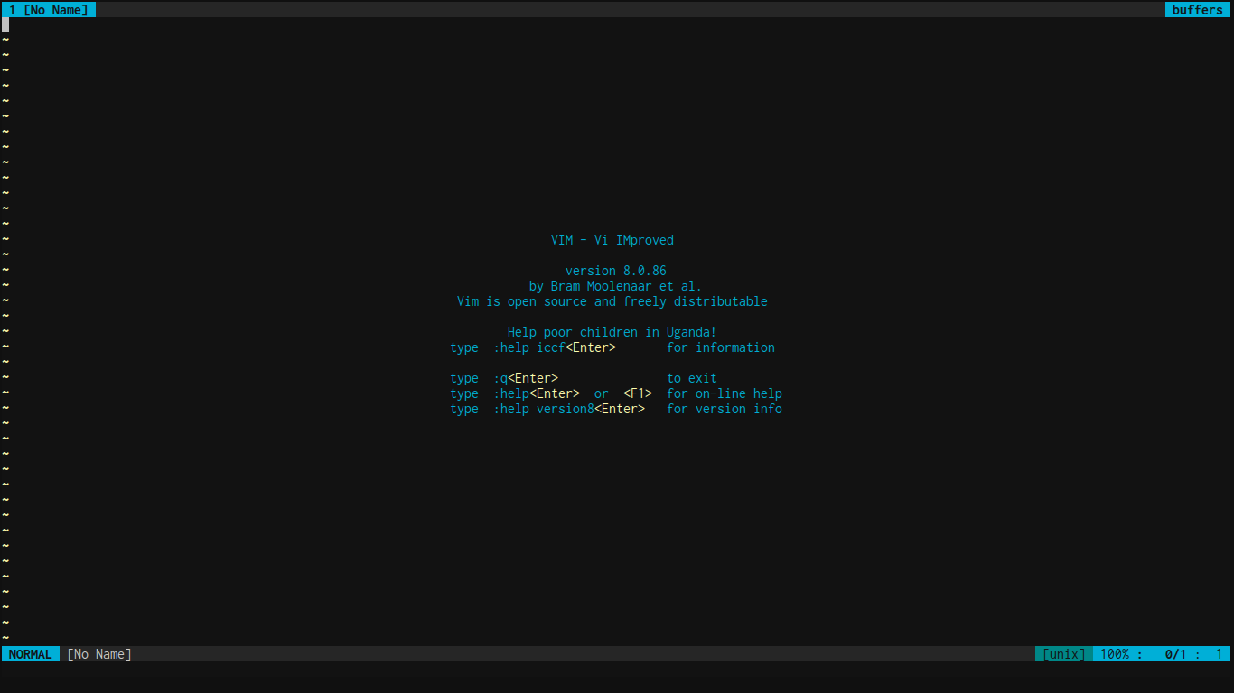 GitHub - farsil/rigel: Cyan on black theme for both vim and vim-airline ...